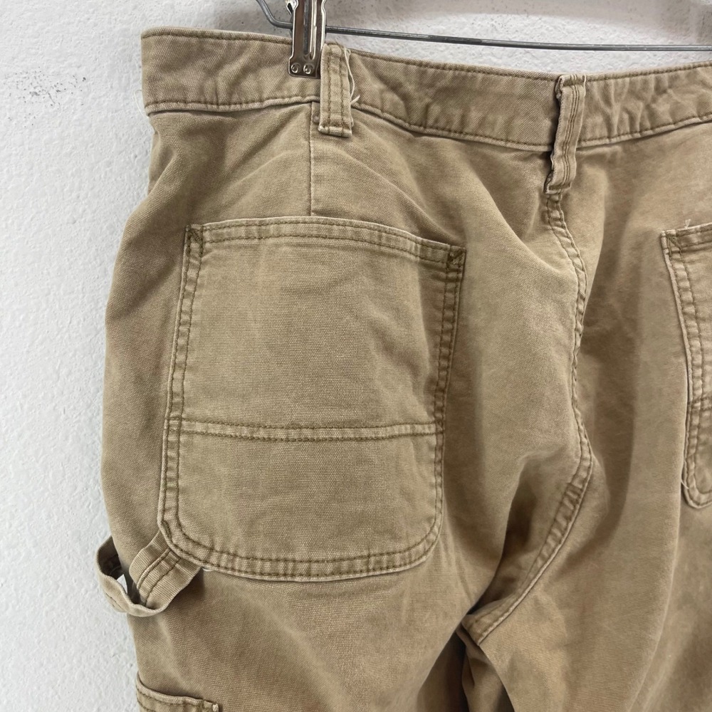 Carhartt Hiking Pants Women 16 Duck Tan Original Fit Gorpcore Granola Girl - Picture 7 of 10